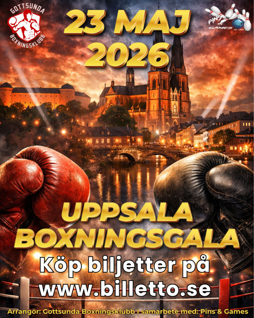 Uppsala Boxningsgala 23 maj 2026
